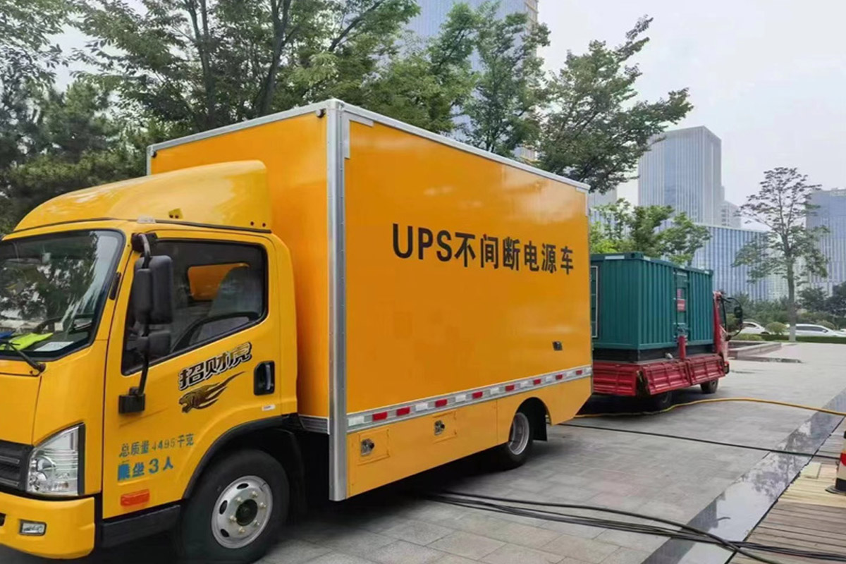 成县发电机租赁施工现场