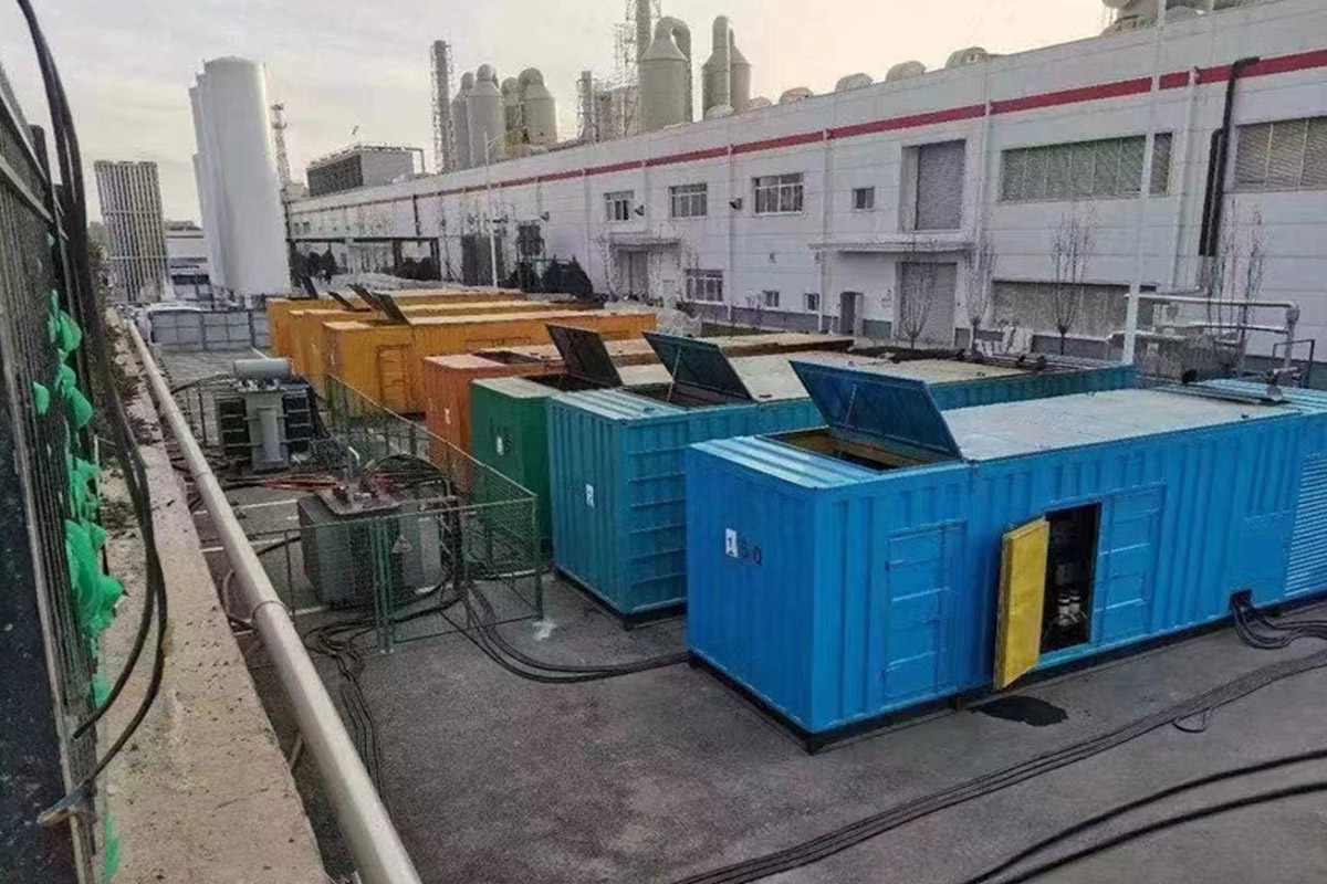 成县发电机租赁施工现场